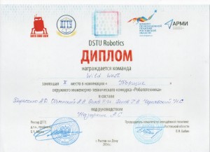 Дипломы победителей